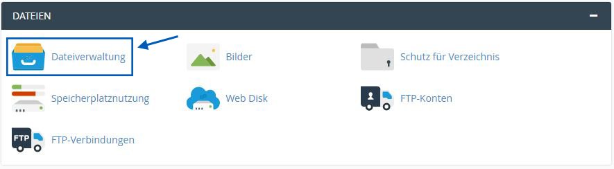 CPanel Dateien