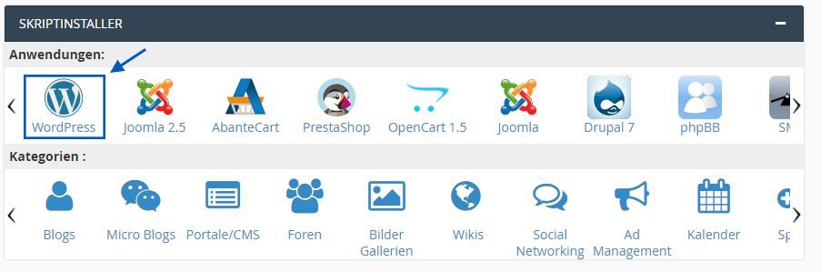 CPanel ScriptInstaller